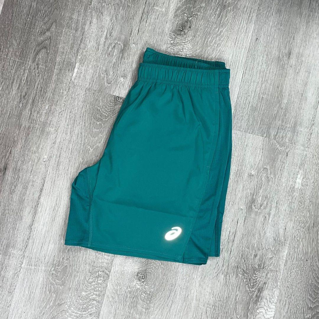 Asics 'Turquoise' Core Woven 7" Shorts