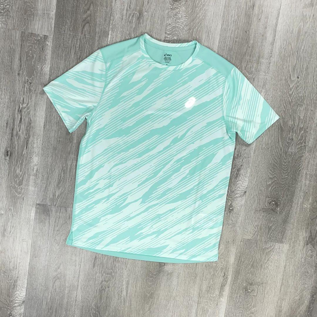 Asics 'All Over Print' Mint Core T-Shirt