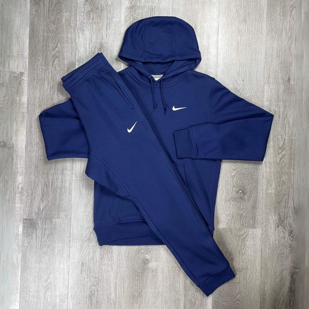 Nike Club Fleece Navy Tracksuit