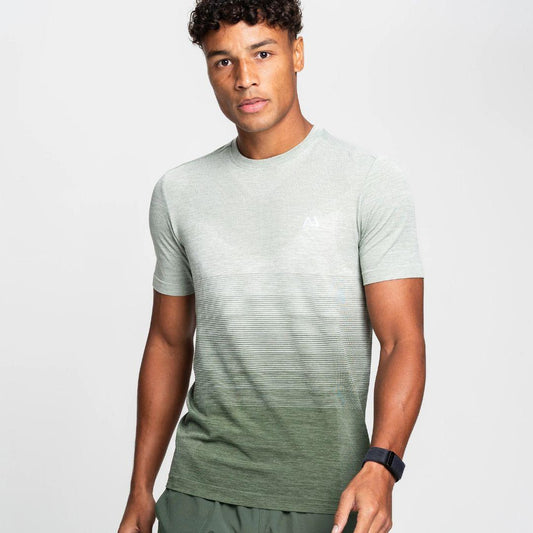 Agaru 'Forest Green' Gradient Seamless T-Shirt