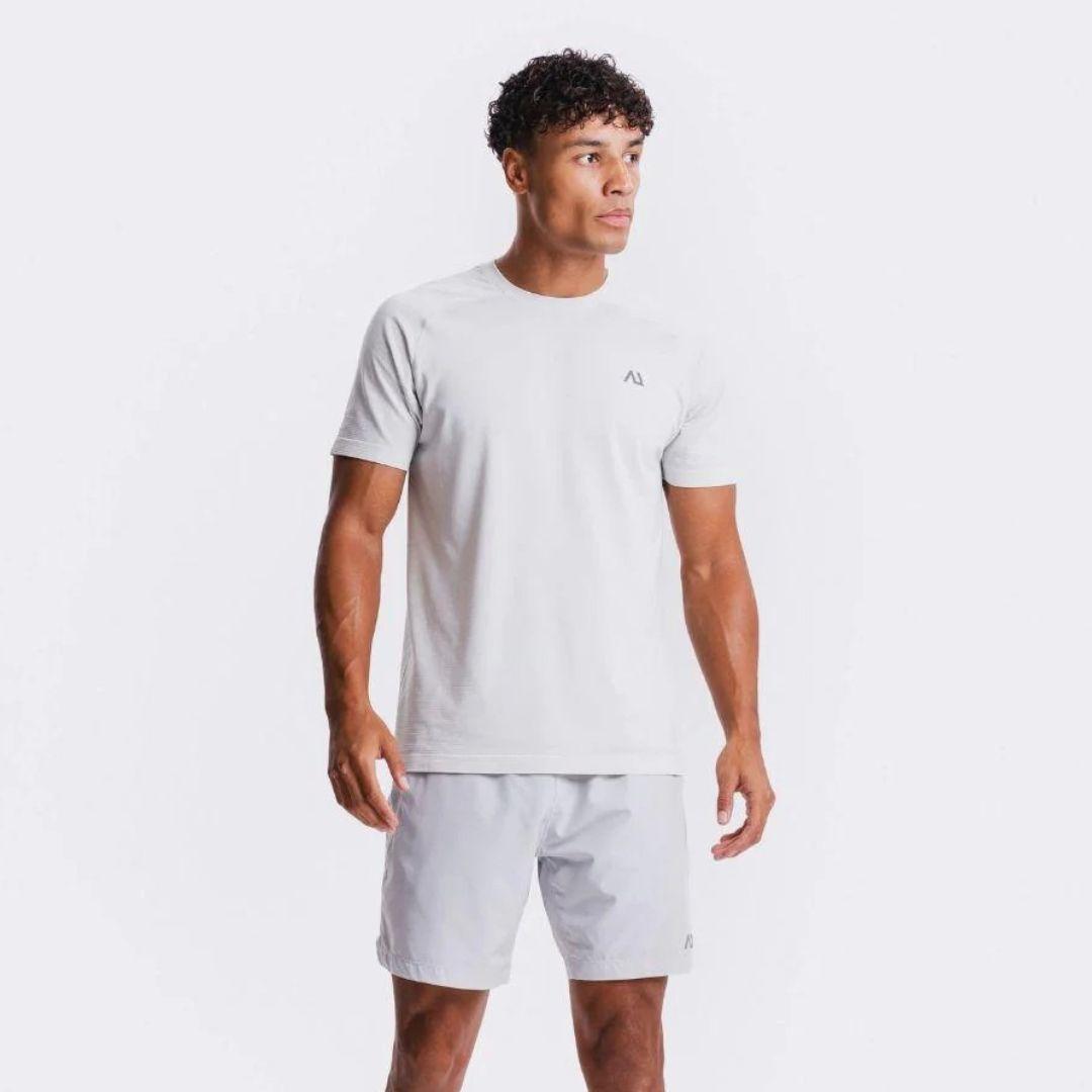 Agaru 'Pearled White' Form T-Shirt Set