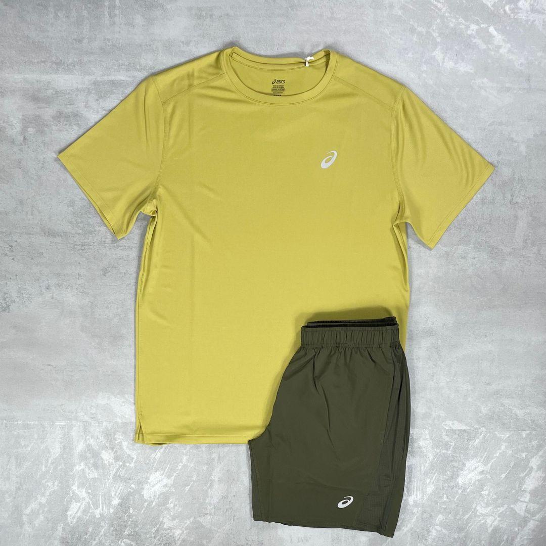 Asics 'Lemongrass' Core T-Shirt Set