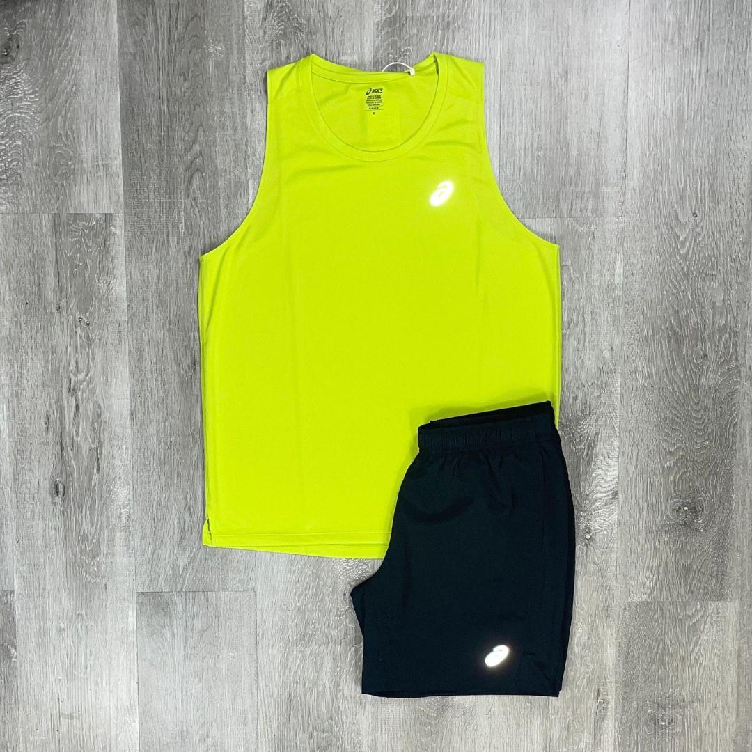 Asics 'Lime' Core Vest Set