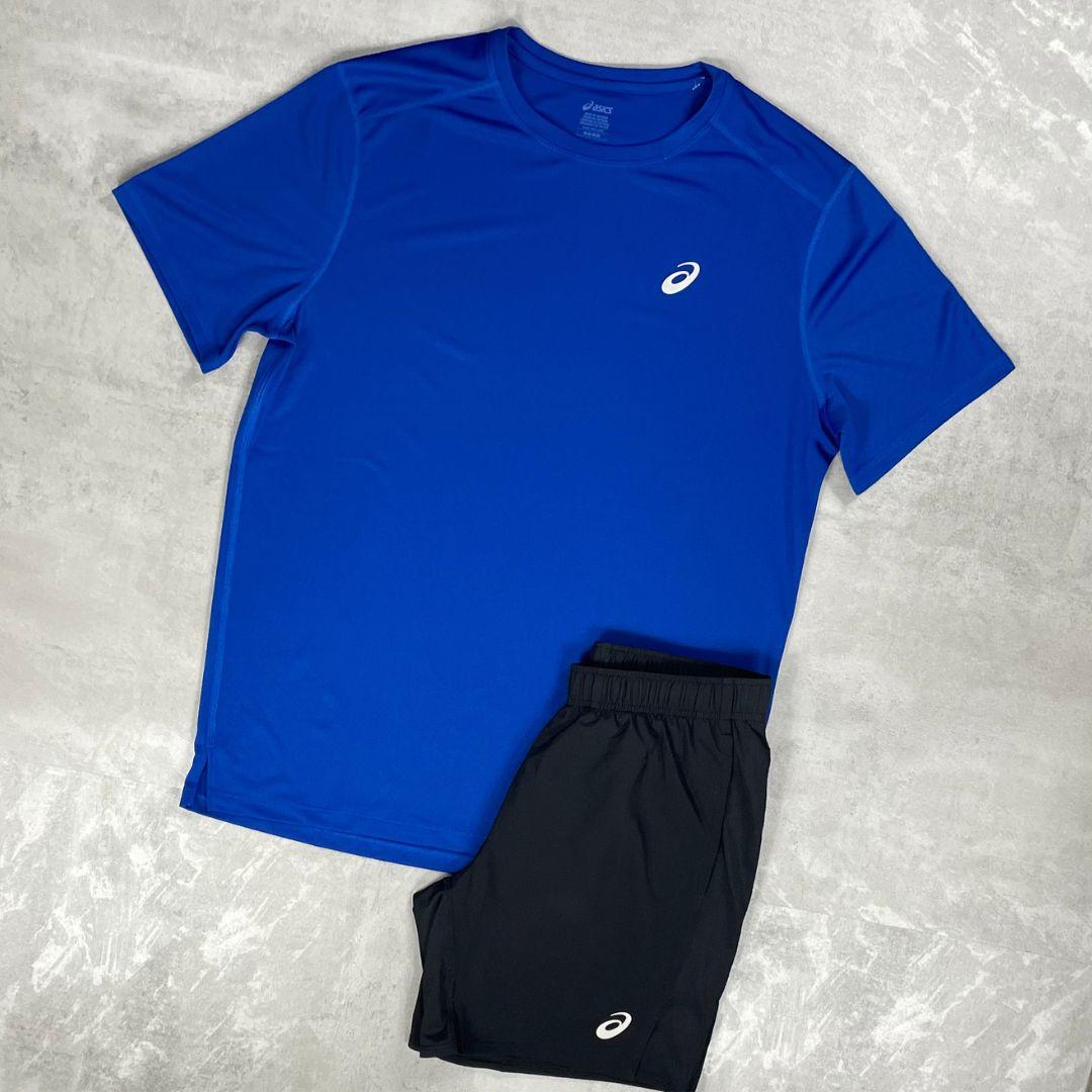 Asics 'Royal Blue' Core T-Shirt Set