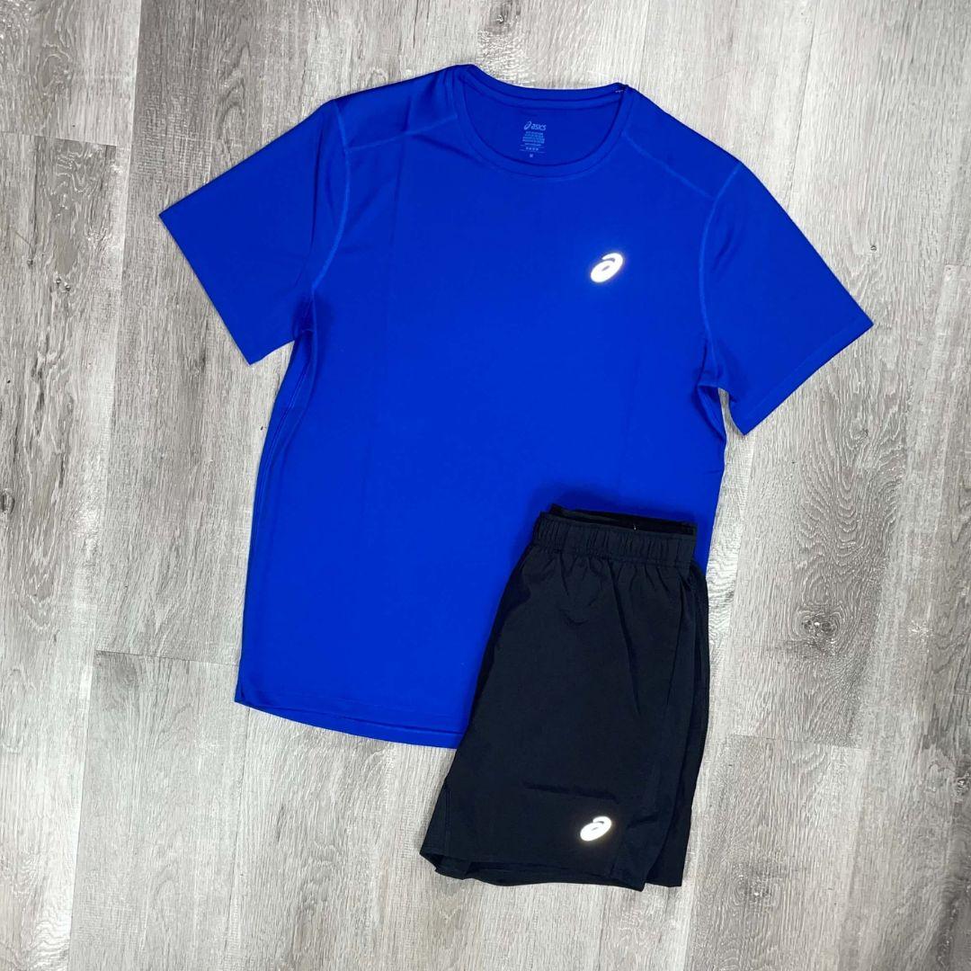 Asics 'Royal Blue' Core T-Shirt Set