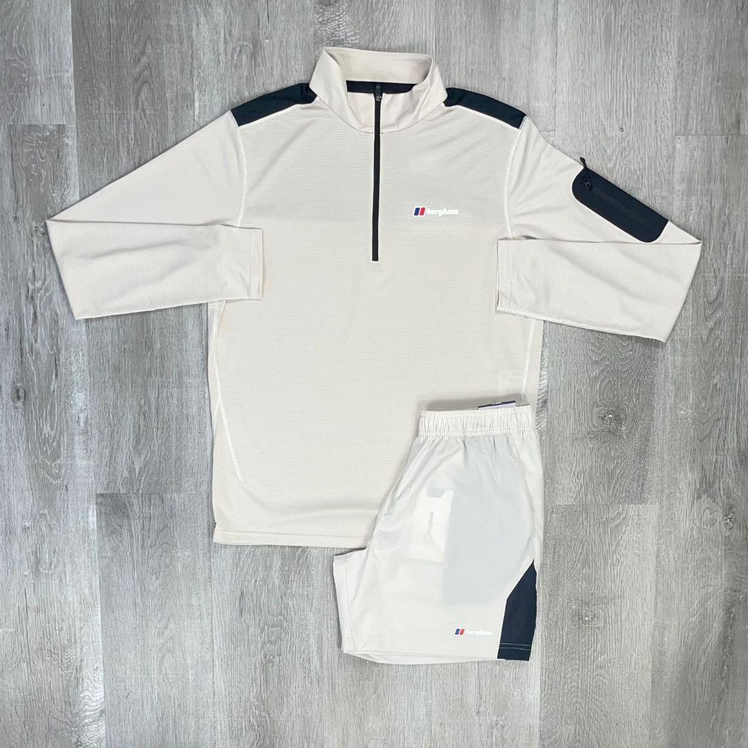 Berghaus_Beige_Explorer_Tech_Half-Zip_Set