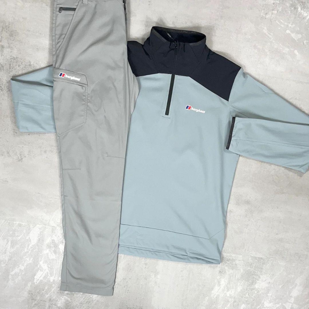 Berghaus Black/Grey Terrain Trek Half-Zip Tracksuit