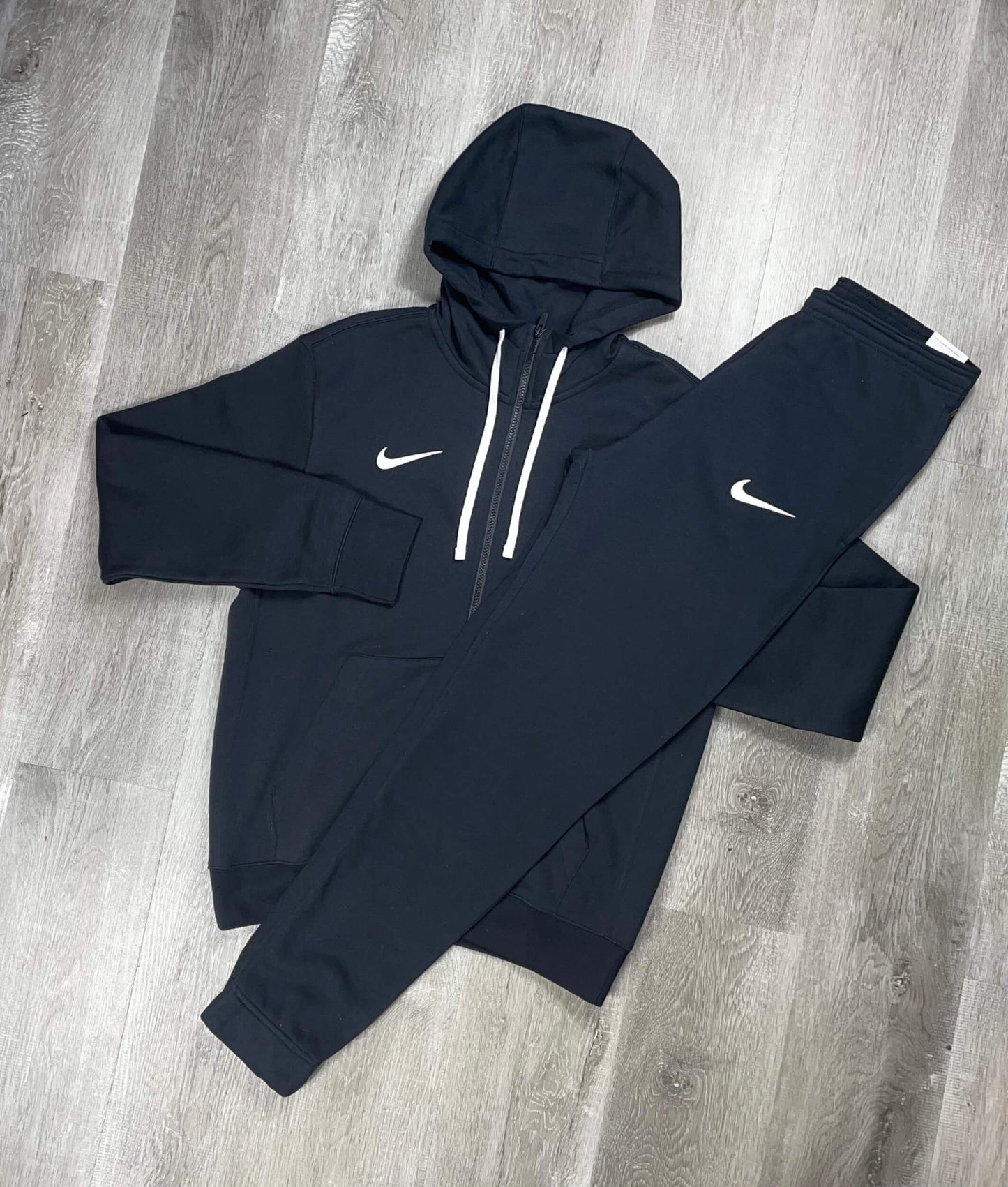 Nike Black Club Zipped Fleece Tracksuit