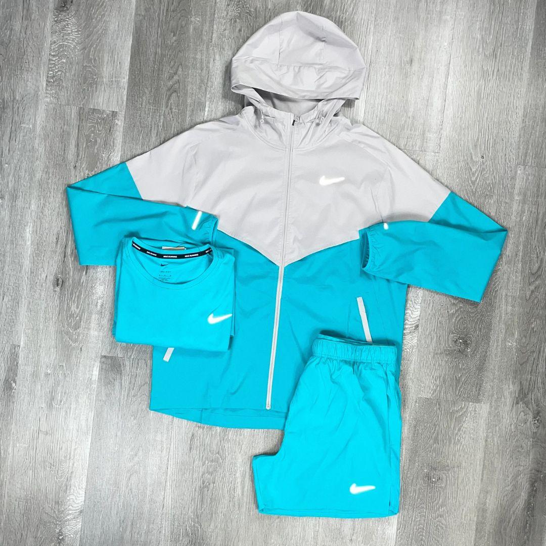 Nike 'Dusty Cactus' UV Run Repel Windrunner Tri-Set