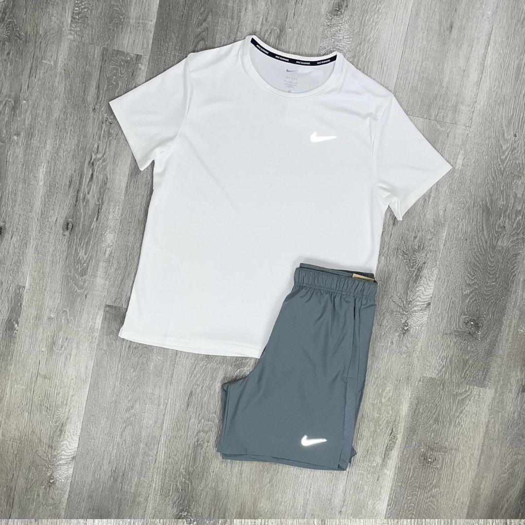 Nike White Miler 2.0 Set