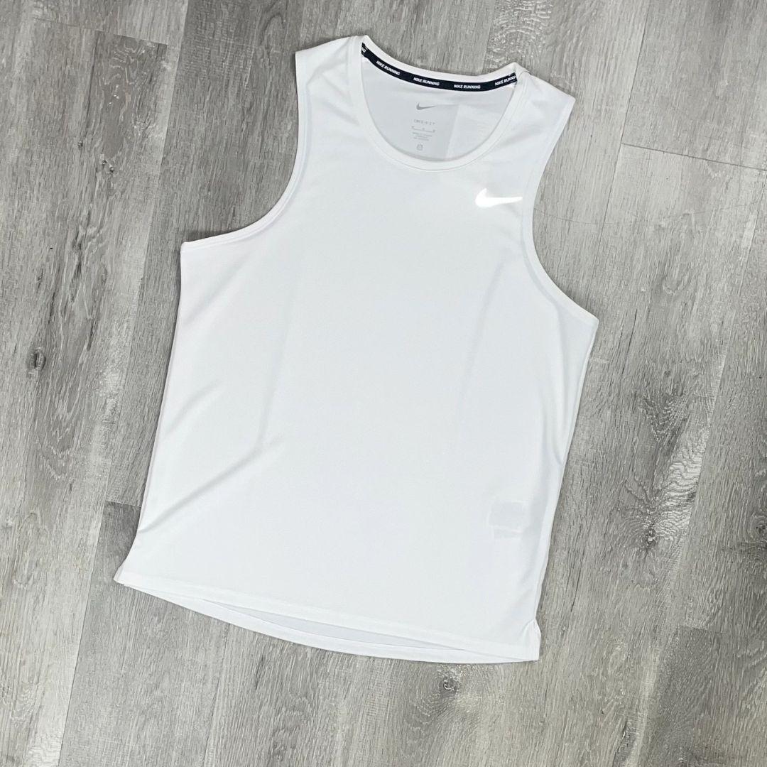 Nike White Miler Vest