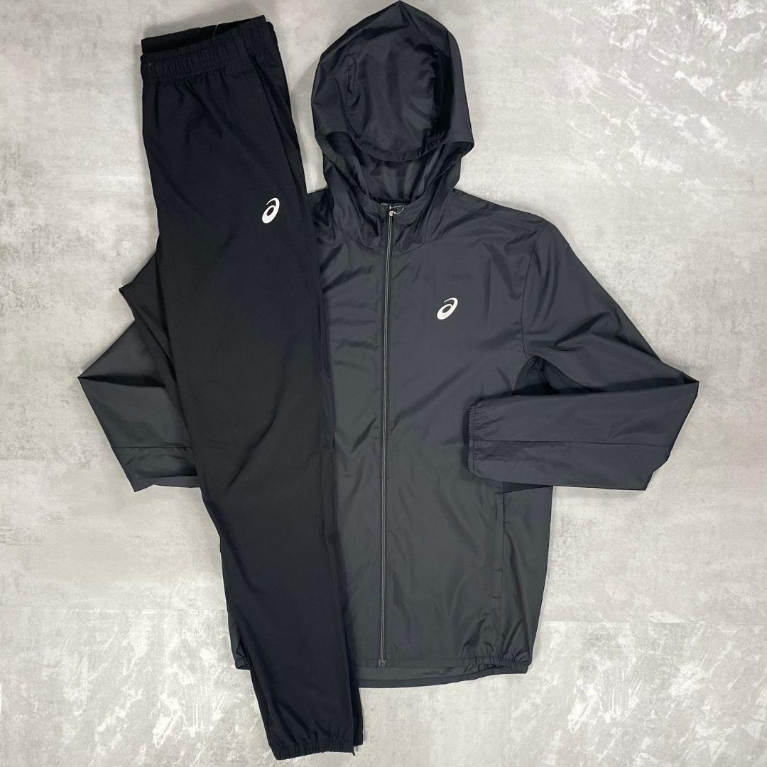 ASICS Black Core Tracksuit, compared against the ASICS set in the tracksuit vs set guide