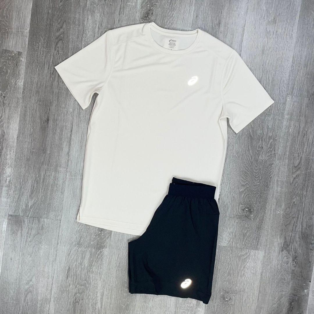 Asics 'Beige' Core T-Shirt Set