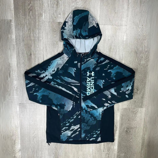 Under Armour 'Aqua Blue' Pixel Windrunner