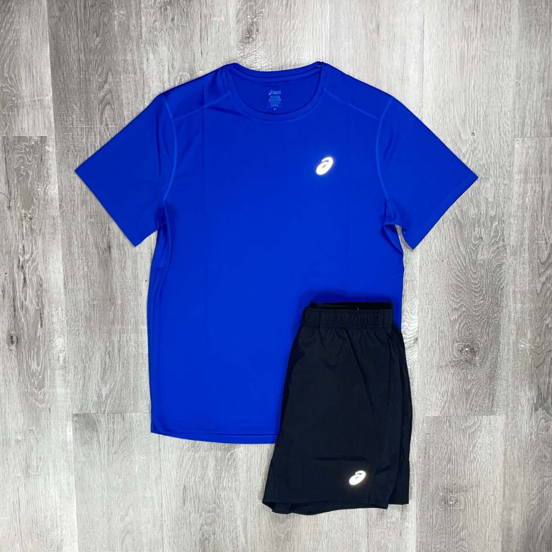 Asics 'Royal Blue' Core T-Shirt Set