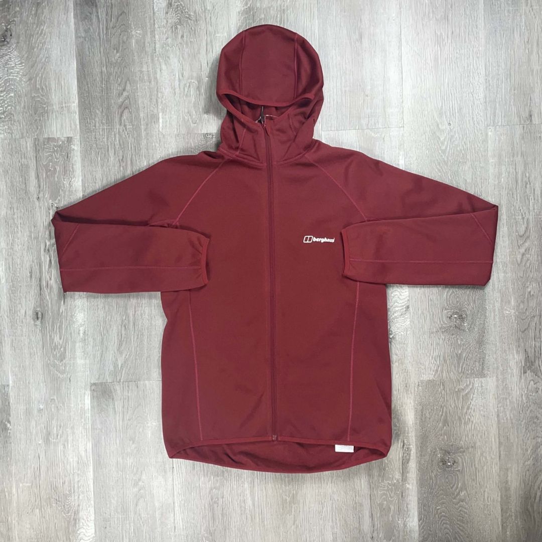 Berghaus 'Syrah Red' Fleece Hooded Jacket