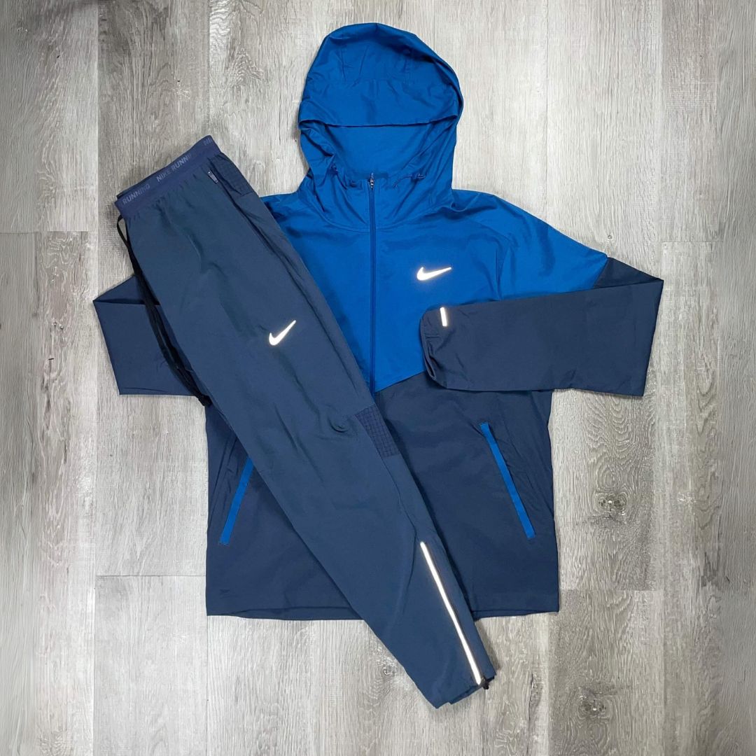 Nike 'Thunder Blue' Run Repel UV Windrunner