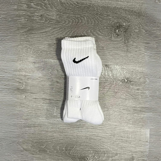 Nike 'White' Performance Socks 3 Pack