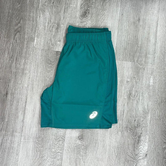 Asics 'Turquoise' Core Woven 7" Shorts