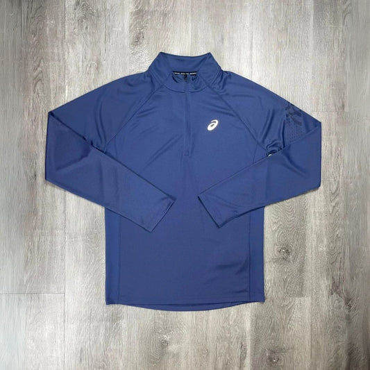 Asics 'Thunder Blue' Icon SS Half-Zip