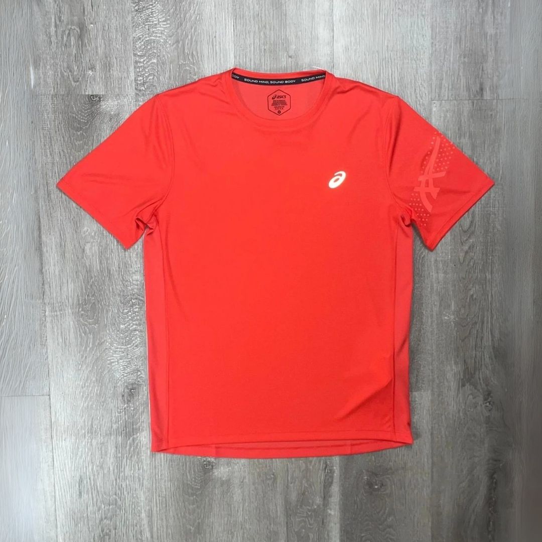 Asics 'Crimson Red' Icon SS T-Shirt