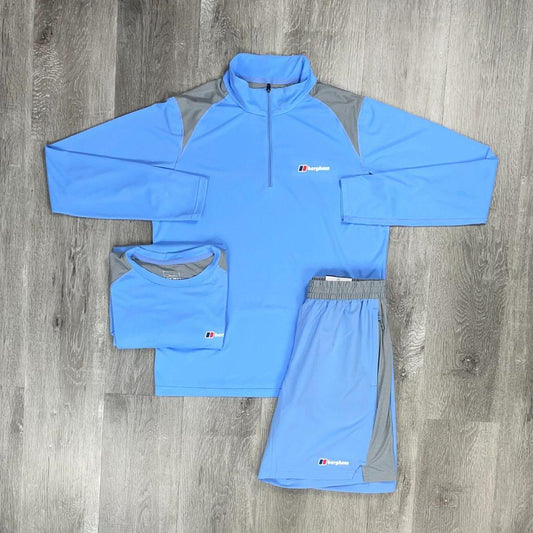 Berghaus 'Sky Blue' Tech Half-Zip Tri-Set