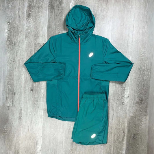 Asics Core Teal Windrunner Set