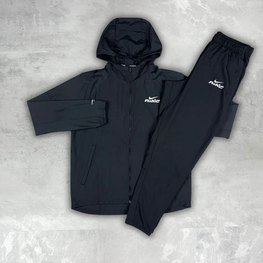Nike Black DRI-Fit Swoosh Windrunner Tracksuit