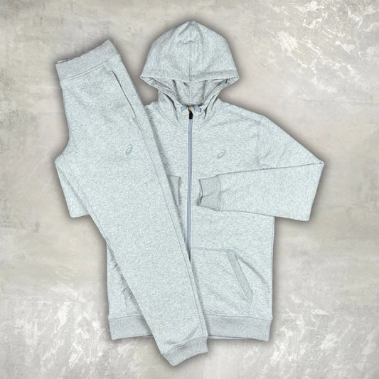 Asics Grey Club Fleece Tracksuit