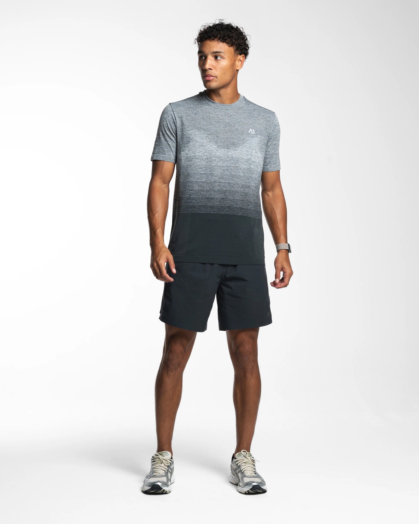 Agaru 'Slate Grey' Gradient T-Shirt Set