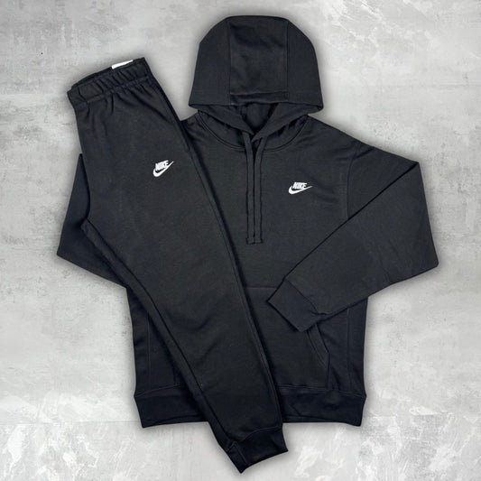 Nike Black Club Fleece Tracksuit