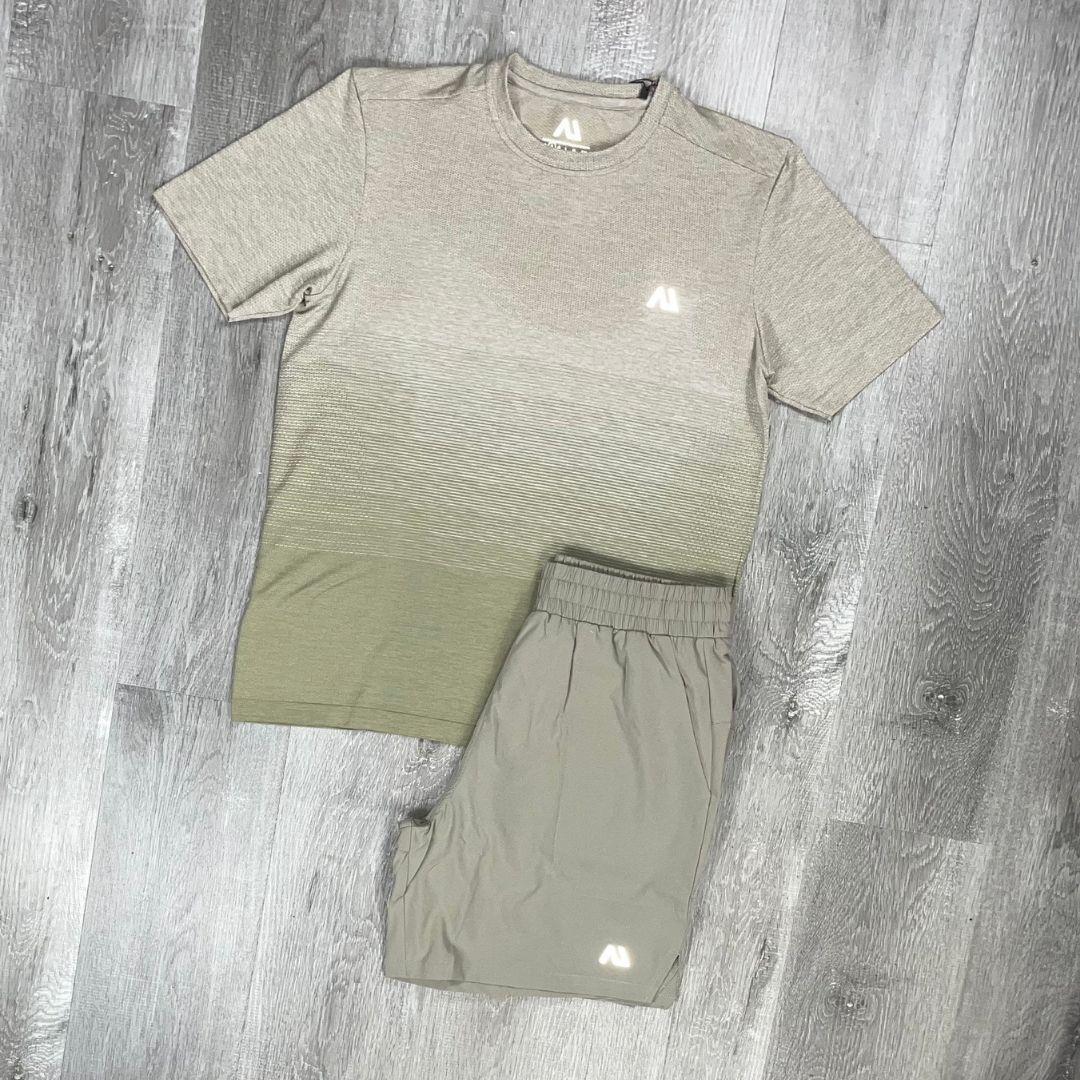 Agaru 'Dessert Sand' Gradient T-Shirt Set