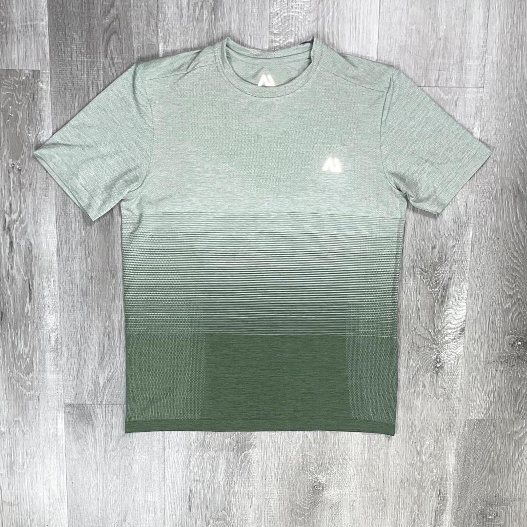 Agaru 'Forest Green' Gradient T-Shirt Set