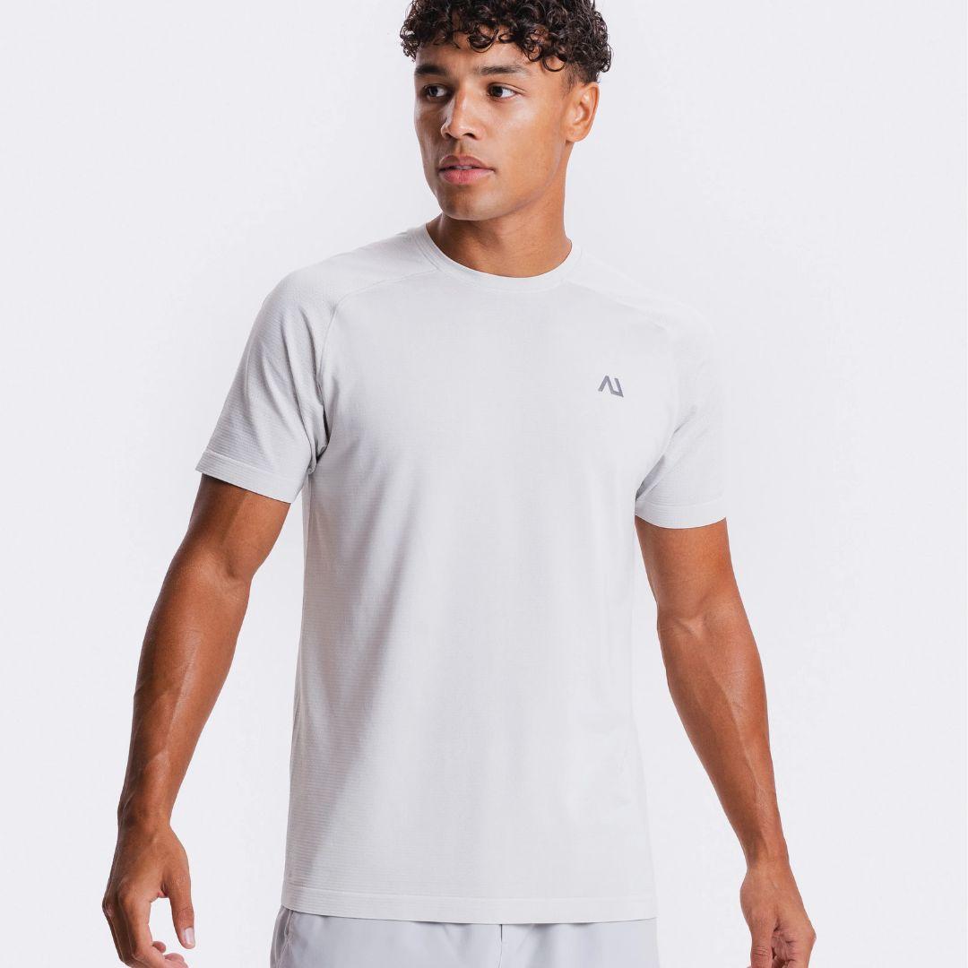 Agaru 'Pearled White' Form T-Shirt Set