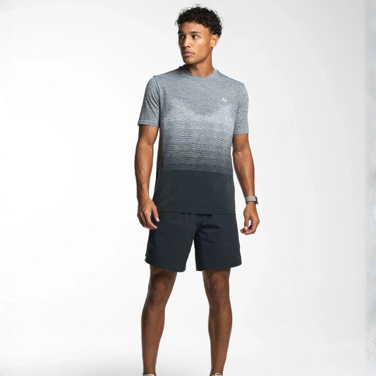 Agaru 'Slate Grey' Gradient T-Shirt Set