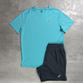 Asics 'Aqua' Core T-Shirt Set