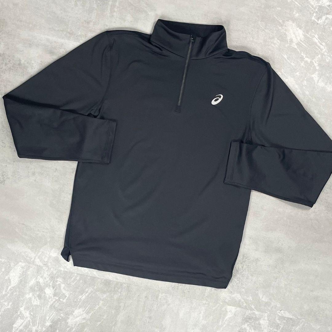 Asics Black Core Half-Zip