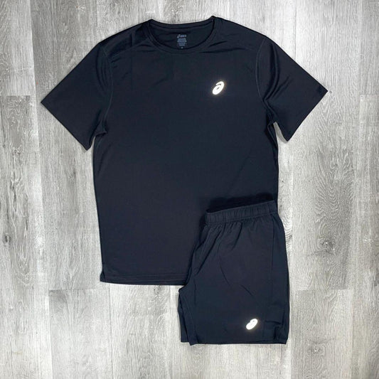 Asics Black Core T-Shirt Set