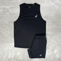 Asics Black Core Vest Set