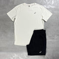 Asics 'Cream' Core T-Shirt Set