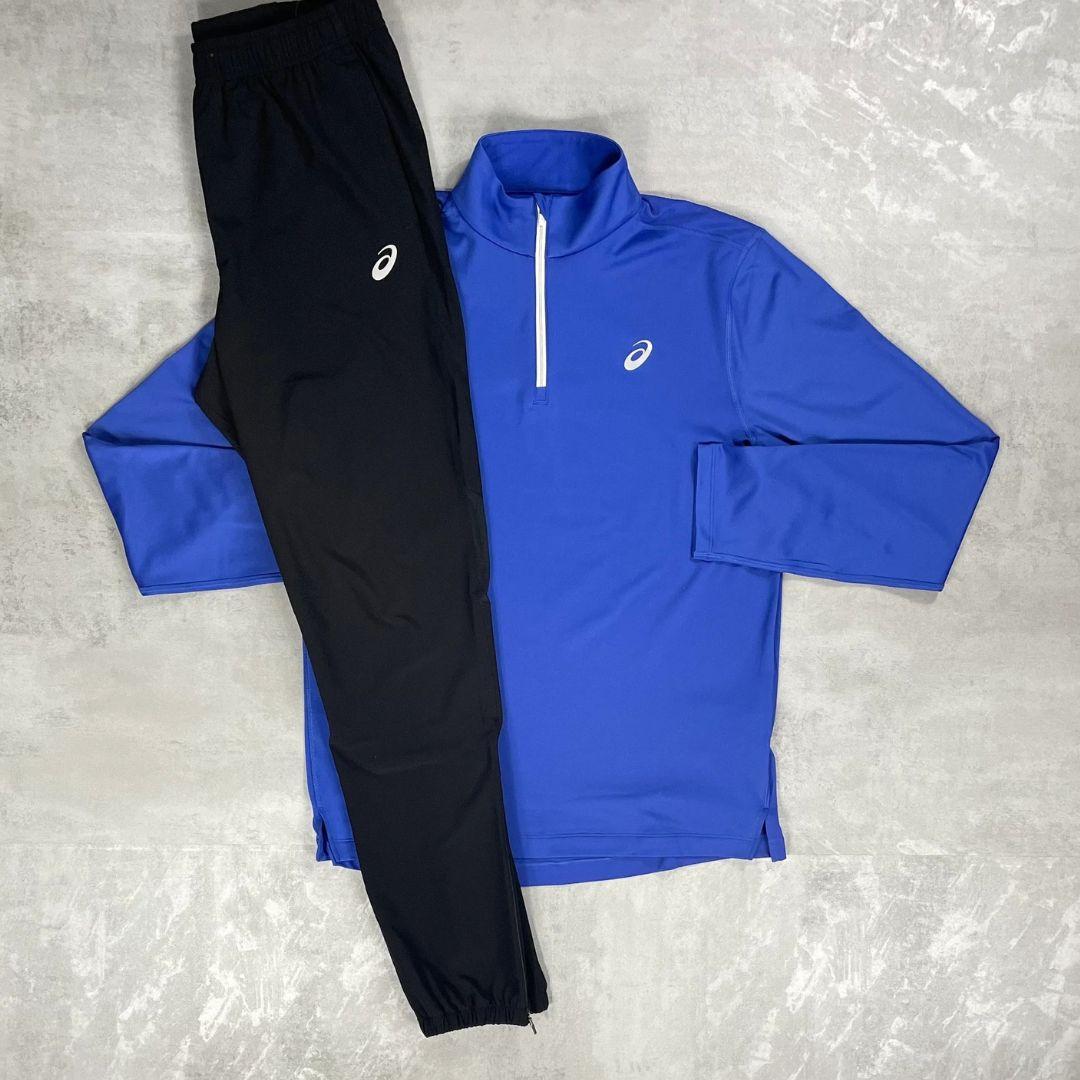 Asics 'Dark Colbalt' Core Half-Zip Tracksuit