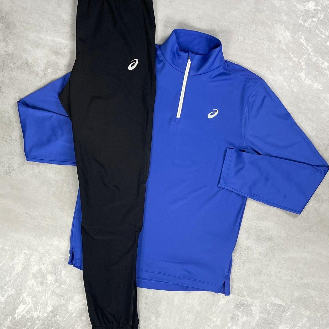 Asics 'Dark Colbalt' Core Half-Zip Tracksuit