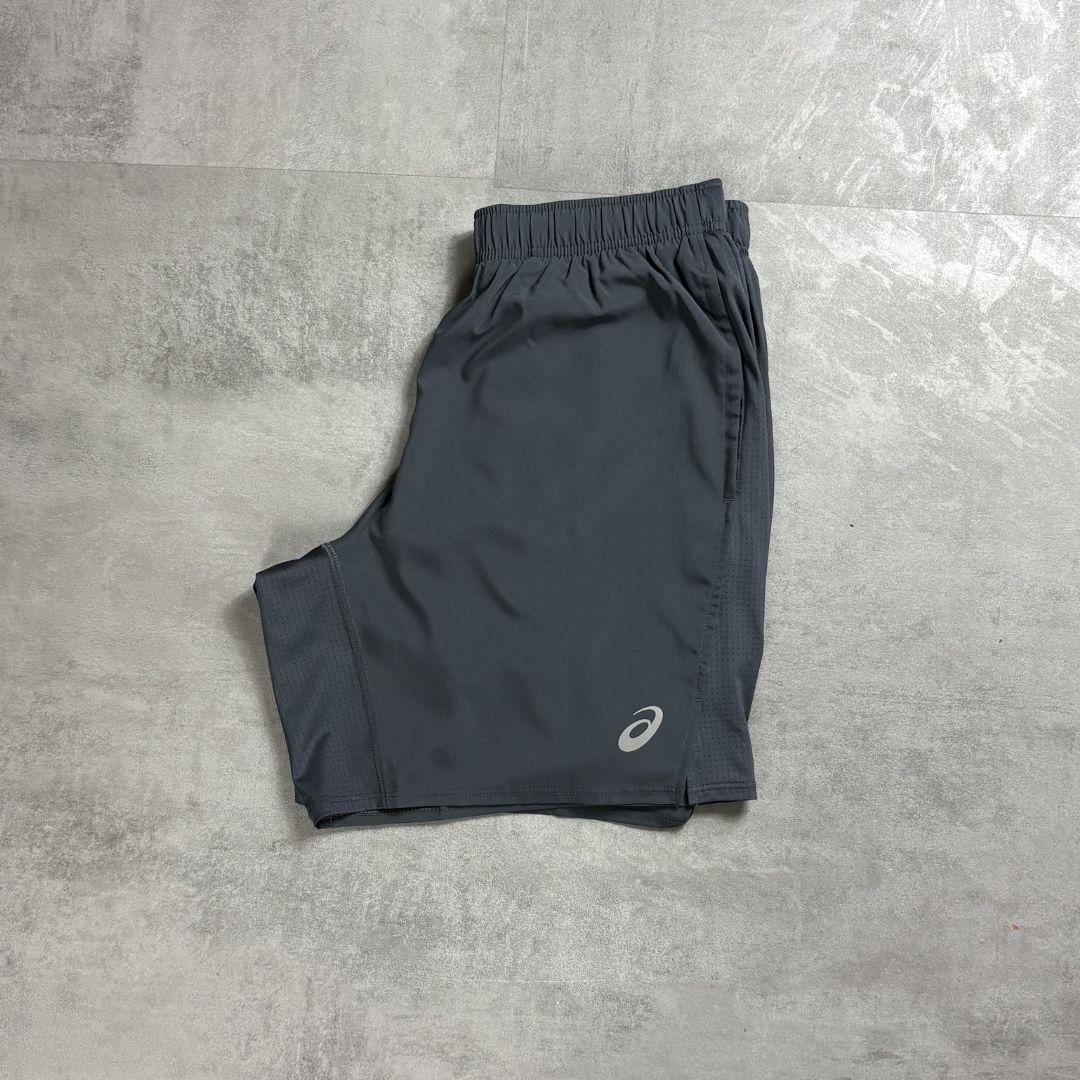 Asics Grey Core 7" Woven Shorts