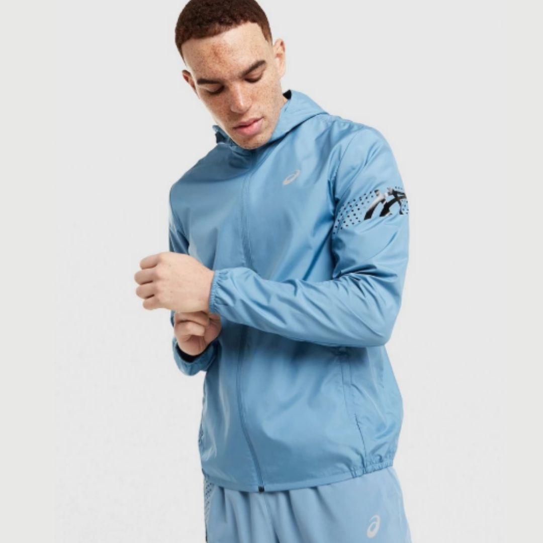 Asics 'Light Blue' Icon Jacket