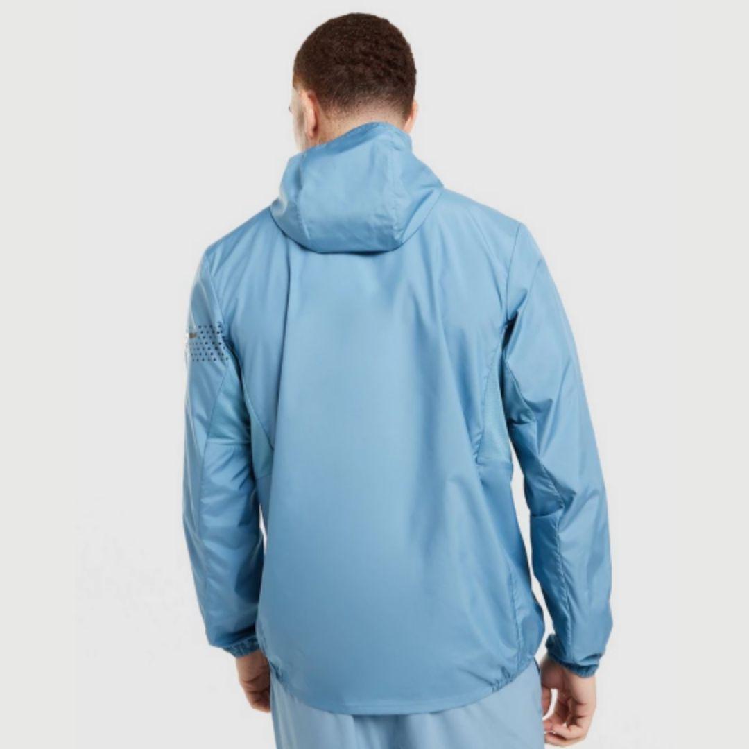 Asics 'Light Blue' Icon Jacket Set
