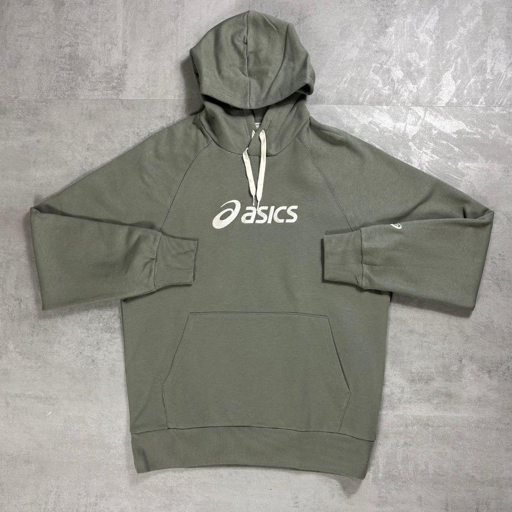 Asics 'Light Green' Logo Fleece Hoodie