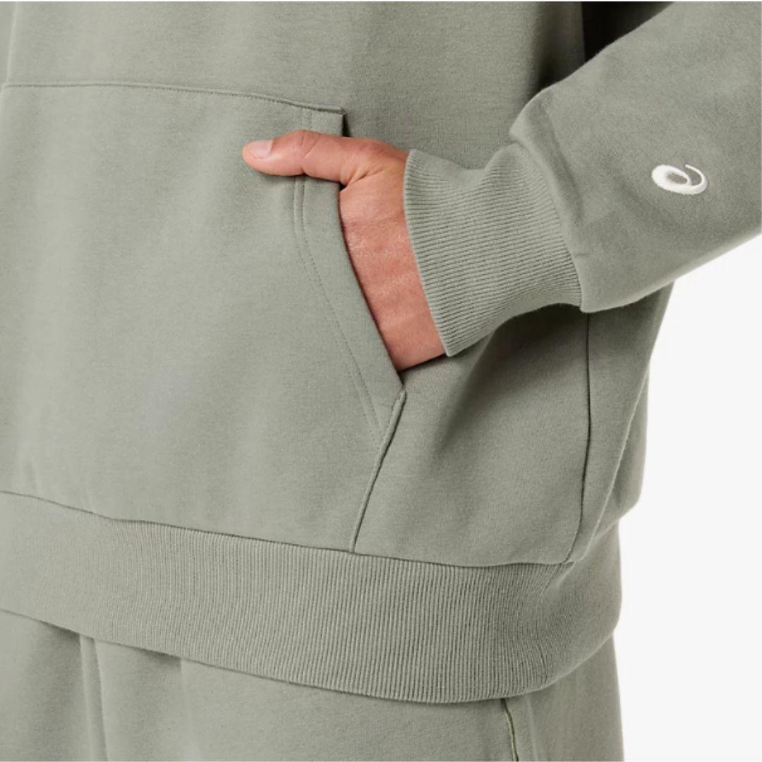 Asics 'Light Green' Logo Fleece Hoodie, Tee & Pant