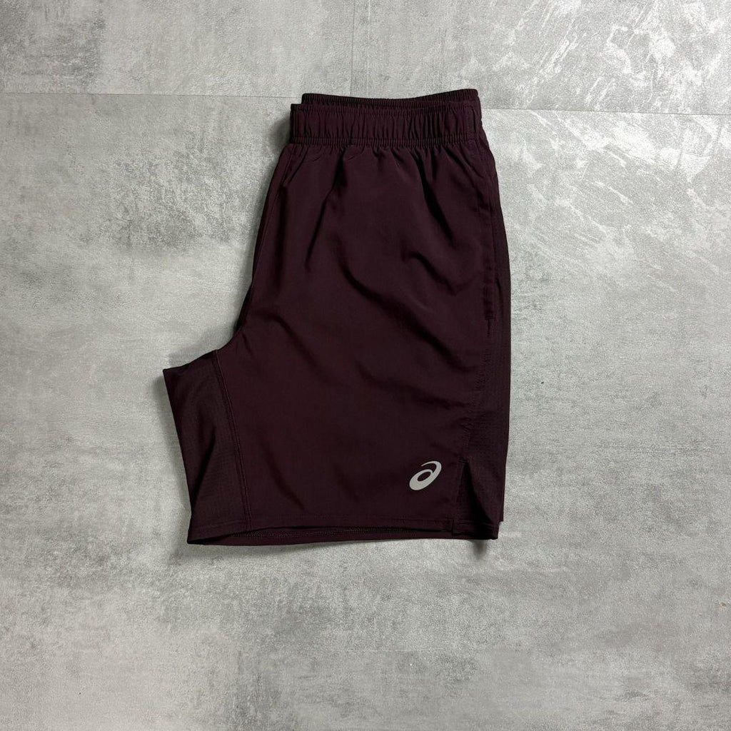 Asics 'Maroon' Core 7" Woven Shorts