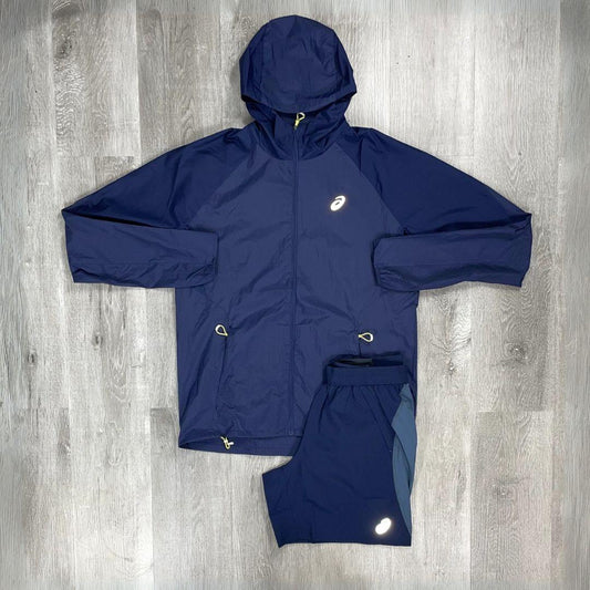 Asics 'Midnight Navy' Road Windrunner Set