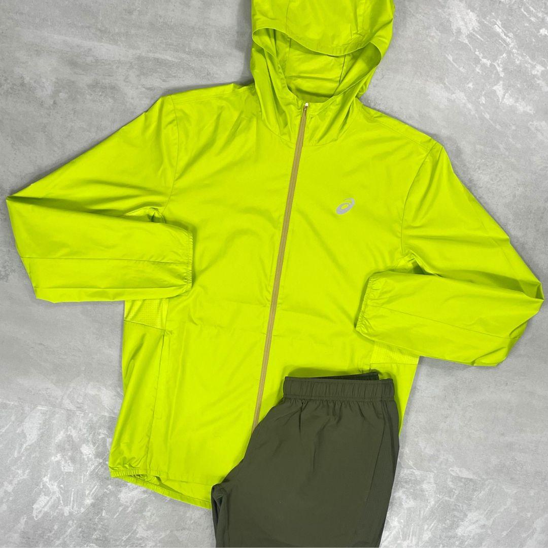 Asics 'Neon Lime' Core  Windrunner Set